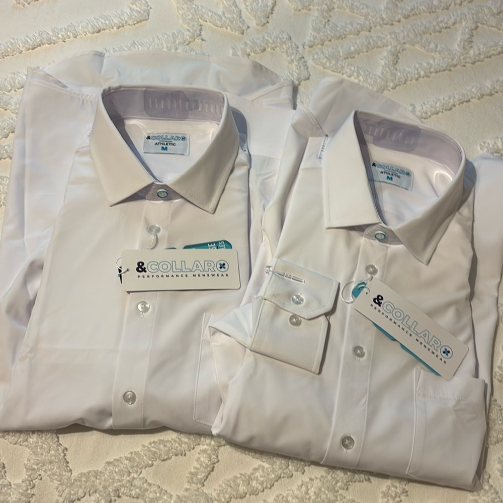 &COLLAR ATHLETIC LONG SLEEVE SHIRT